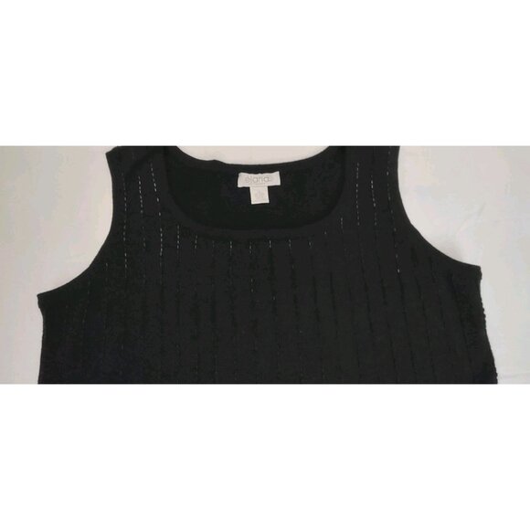 Elana by Tanner Women 2X Sleeveless Sweater Vest Wool/Rayon Beaded Decorating - Picture 4 of 9